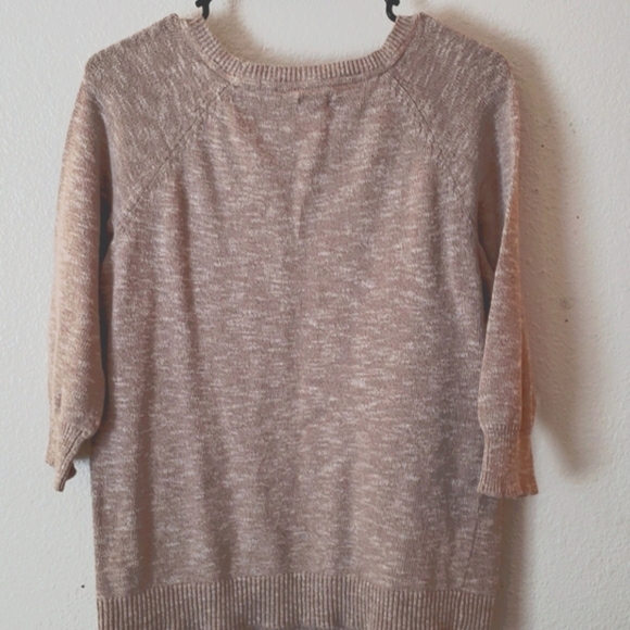 Sonoma Lifestyle Tan Sweatshirt Style Sweater SZ M - Picture 2 of 7